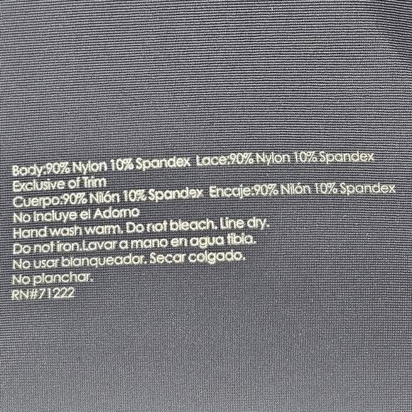 Jessica Simpson Black Lace Underwire Bra with Padding Size 40D - Picture 10 of 11